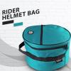 Harrison Howard Equestrian Motorcycle Riding Waterproof Helmet Bag Helmet Case Storage Carring Bag(Dark Teal)
