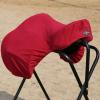Harrison Howard Fleece Horse Saddle Cover for GP/CC Horse Saddle Cover Reliable Protection Dust Prevention Machine Washable – Red(Red)