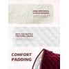 Harrison Howard General Purpose Saddle Pad for Horse Riding Training English Saddle Pad Soft Cushioning for Horse Back(Burgundy)