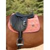Harrison Howard General Purpose Saddle Pad for Horse Riding Training English Saddle Pad Soft Cushioning for Horse Back(Light Salmon Pink)