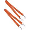 Harrison Howard Half-Way Elastic Horse Leg Straps Replacement Horse Blanket Sheet Leg Straps Adjustable Length w/Flexibility Orange Full Large(Orange)