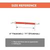 Harrison Howard Half-Way Elastic Horse Leg Straps Replacement Horse Blanket Sheet Leg Straps Adjustable Length w/Flexibility Orange Full Large(Orange)