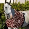 Harrison Howard Heat-Insulating Breathable Stretchy Shoulder Guard Anti Rub Bib for Horse Feather Hues M(Classic Leopard)