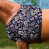 Harrison Howard Heat-Insulating Breathable Stretchy Shoulder Guard Anti Rub Bib for Horse Feather Hues M(Paisley)