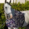 Harrison Howard Heat-Insulating Breathable Stretchy Shoulder Guard Anti Rub Bib for Horse Feather Hues M(Paisley)