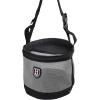 Harrison Howard Horse Muzzle Feed Bag Nylon Mesh Grain Feed Bag with Adjustable Strap Dark Gray Small(Dark Gray)