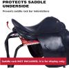 Harrison Howard Horse Saddle Rack Protector Cover Only,Universal Fit Anti-Scratch Cover, Stand Not Included-Green(Classic Indian Red)