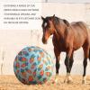 Harrison Howard Howdy Bally Horse Playball Covers Mega Ball Protective Cover for Equine Use Exclusive Fun Patterns Meadow Fiesta 40″(Carrot Print)