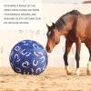 Harrison Howard Howdy Bally Horse Playball Covers Mega Ball Protective Cover for Equine Use Exclusive Fun Patterns Meadow Fiesta 40″(Horseshoe Print)