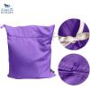 Harrison Howard Pet Washing Bag Dog Cat Horse Hair Laundry Bag for Rug Sheet Boots Pets Laundry Helper Jumbo 48L 78cm x 70cm Light Purple(Light Purple)
