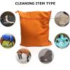 Harrison Howard Pet Washing Bag Dog Cat Horse Hair Laundry Bag for Rug Sheet Boots Pets Laundry Helper Jumbo 48L 78cm x 70cm Light Purple(Orange)