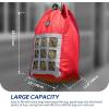 Harrison Howard Premium Durable Adjustable Horse Slow Feed Hay Bag Waterproof Large Capacity Blue(Red)