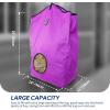 Harrison Howard Premium Durable Horse Hay Bag Slow Feed Hay Bag Waterproof Large Capacity Horse Tote – Blue(Purple)
