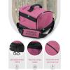 Harrison Howard Premium Helmet Storage Case Sturdy 600D Fabric Equestrian Helmet Bag Travel Gear for Horse Riders Pink(Pink)