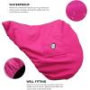 Harrison Howard Premium Waterproof/Breathable Fleece-Lined Saddle Cover Scarlet Red(Magenta)