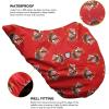Harrison Howard Premium Waterproof/Breathable Fleece-Lined Saddle Cover Scarlet Red(Patriot Eagle)