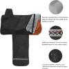 Harrison Howard Premium Western Saddle Cover Fender Protection with Unique Fleece Lining to Avoid Unnecessary Wear/Tear Perfect for Travelling-Teal(Black)