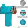 Harrison Howard Premium Western Saddle Cover Fender Protection with Unique Fleece Lining to Avoid Unnecessary Wear/Tear Perfect for Travelling-Teal(Teal)