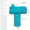 Harrison Howard Premium Western Saddle Cover Fender Protection with Unique Fleece Lining to Avoid Unnecessary Wear/Tear Perfect for Travelling-Teal(Teal)