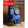 Harrison Howard Saddle Rack Saver with Storage Pockets Horse Tack Storage Accessory for Portable Saddle Rack（Saddle Rack not Included） Champion Blue