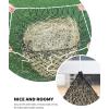 Harrison Howard Slow Feed Hay Net Horse 2 Pcs Horse Feeding Supplies Grass Green 40″ Length with 2″ Holes(Black)