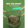 Harrison Howard Slow Feed Hay Net Horse 2 Pcs Horse Feeding Supplies Grass Green 40″ Length with 2″ Holes(Black-Green)