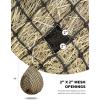 Harrison Howard Slow Feed Hay Net Horse 2 Pcs Horse Feeding Supplies Grass Green 40″ Length with 2″ Holes(Combo)