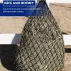 Harrison Howard Slow Feeder Hay Net for Horses and Goats – 2″x2″ Mesh for Controlled Grazing Black 40-Inch