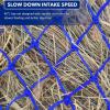 Harrison Howard Slow Feeder Hay Net for Horses and Goats – 2″x2″ Mesh for Controlled Grazing Blue 40-Inch