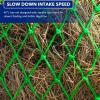 Harrison Howard Slow Feeder Hay Net for Horses and Goats – 2″x2″ Mesh for Controlled Grazing Bright Green