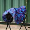 Harrison Howard Stretchy Saddle Cover Keep Saddle Scratch-and-Dust Free Multi-Prints GP/CC Saddle Cover-Chic Blue(Chic Blue)