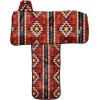 Harrison Howard Sturdy Waterproof Western Saddle Cover with Stylish Prints That Stand Out Keep Your Saddle in Pristine Condition Perfect for Showing or Riding Events(Classic Indian Red)