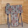 Harrison Howard Sturdy Waterproof Western Saddle Cover with Stylish Prints That Stand Out Keep Your Saddle in Pristine Condition Perfect for Showing or Riding Events(Aztec Plains)