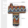 Harrison Howard Sturdy Waterproof Western Saddle Cover with Stylish Prints That Stand Out Keep Your Saddle in Pristine Condition Perfect for Showing or Riding Events(Tribal Vibe)