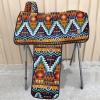 Harrison Howard Sturdy Waterproof Western Saddle Cover with Stylish Prints That Stand Out Keep Your Saddle in Pristine Condition Perfect for Showing or Riding Events(Tribal Vibe)
