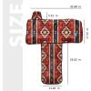 Harrison Howard Sturdy Waterproof Western Saddle Cover with Stylish Prints That Stand Out Keep Your Saddle in Pristine Condition Perfect for Showing or Riding Events(Classic Indian Red)