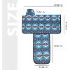 Harrison Howard Sturdy Waterproof Western Saddle Cover with Stylish Prints That Stand Out Keep Your Saddle in Pristine Condition Perfect for Showing or Riding Events(Classic Indian Teal)