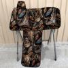 Harrison Howard Sturdy Waterproof Western Saddle Cover with Stylish Prints That Stand Out Keep Your Saddle in Pristine Condition Perfect for Showing or Riding Events(Skull Dread)