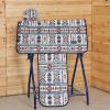 Harrison Howard Sturdy Waterproof Western Saddle Cover with Stylish Prints That Stand Out Keep Your Saddle in Pristine Condition Perfect for Showing or Riding Events(Winter Wilds)