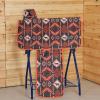 Harrison Howard Sturdy Waterproof Western Saddle Cover with Stylish Prints That Stand Out Keep Your Saddle in Pristine Condition Perfect for Showing or Riding Events(Mountain Light)