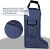 Harrison Howard Tall Boot Carry Bag Protect Rider Boots for Shows Competition Travel Long-lasting Boot Bag Black(Navy)