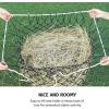 Tackmore Slow Feed Hay Net for Horses 40’’ Hay Bag Horse hay Feeder Net with 2’’ Holes Black(Black)
