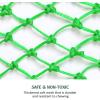 Tackmore Slow Feed Hay Net for Horses 40’’ Hay Bag Horse hay Feeder Net with 2’’ Holes Black(Bright Green)