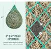 Tackmore Slow Feed Hay Net for Horses 40’’ Hay Bag Horse hay Feeder Net with 2’’ Holes Black(Grass Green)