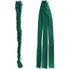 Harrison Howard 3 Tube Stretchy Fabrics Adjustable Closure Lightweight Horse Tail Bag for Horses Braid-in Tail Bag(Deep Green)