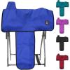 Harrison Howard 600 Denier Splash-Resistant Protective Saddle Cover Protection from Scratches, Direct Sunlight, and Dust/Debris Keeps Saddle in Pristine Condition-Red(Blue)
