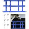 Harrison Howard Adjustable Poly 3-Slat Stall Guards for Horse Barns Stall Guard for Horses Home Barn Use Stall Guard Black(Blue)