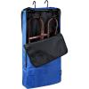 Harrison Howard Bridle/Halter Bag with 3 Prong Tack Rack Sturdy Waterproof Fabric Horse Tack Carry Bag-Navy(Blue)
