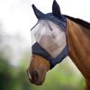 Harrison Howard CareMaster UV-Proof Great Air Flow Fly Mask Standard with Ears Silver/Black Retro(Black/Silver)
