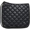 Harrison Howard Dressage Saddle Pad High-Performance Leather Saddle Pad for Horse Riding with Excellent Shock Absorption(black)